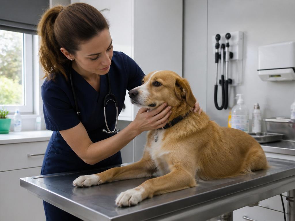 Veterinarian using Petway